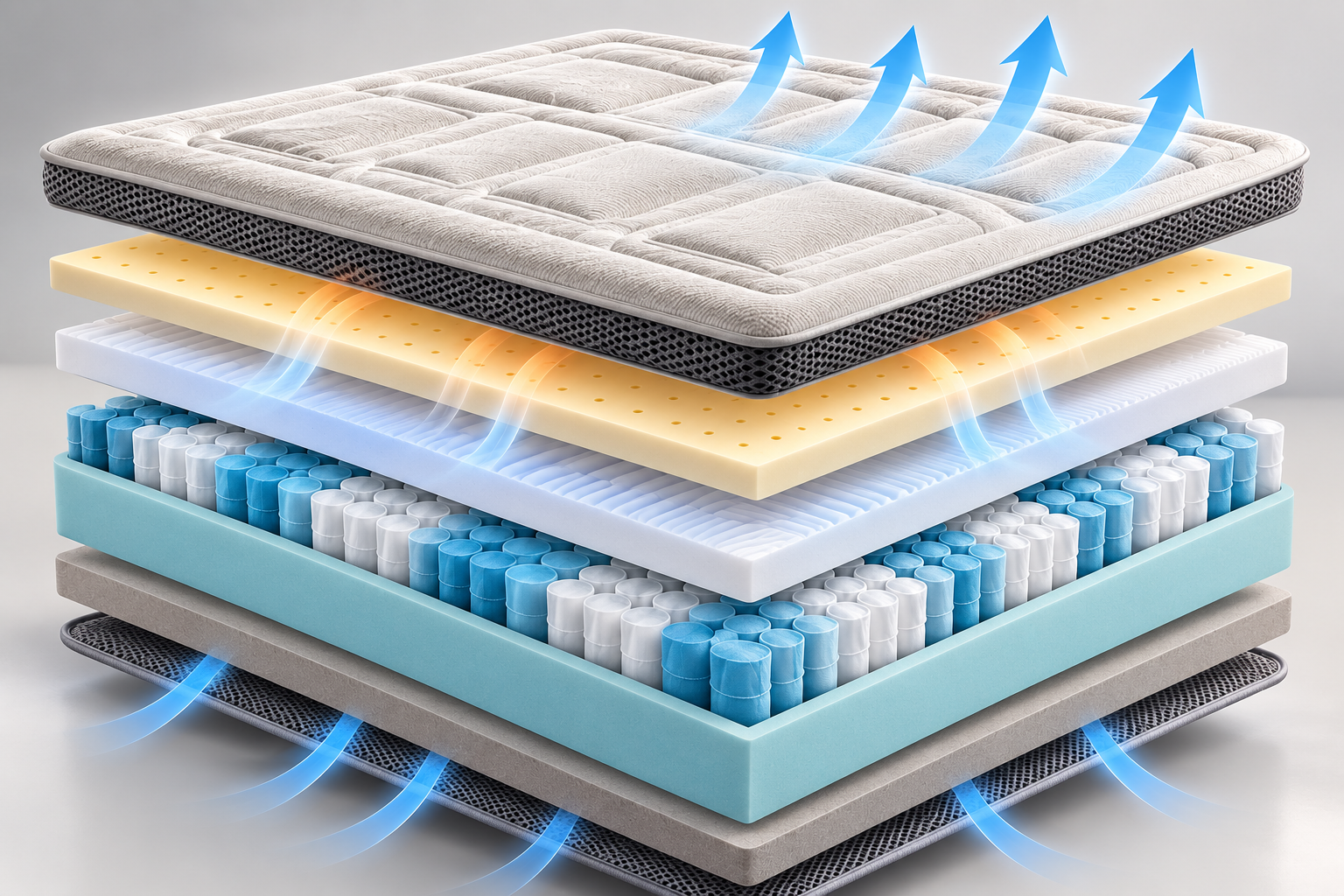 modern mattress diagram